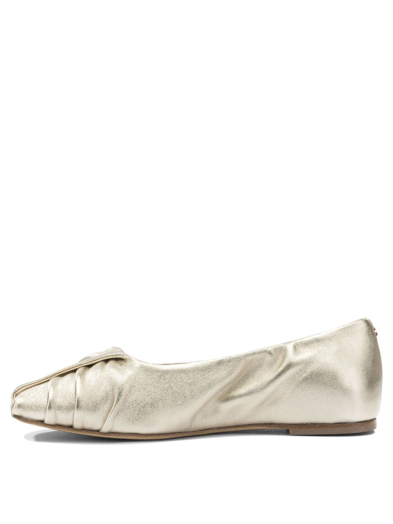 [Halmanera] Flat shoes SS26 SAMI01METALIC PLATINO