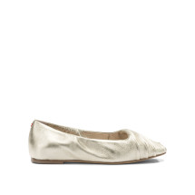 [Halmanera] Flat shoes SS26 SAMI01METALIC PLATINO