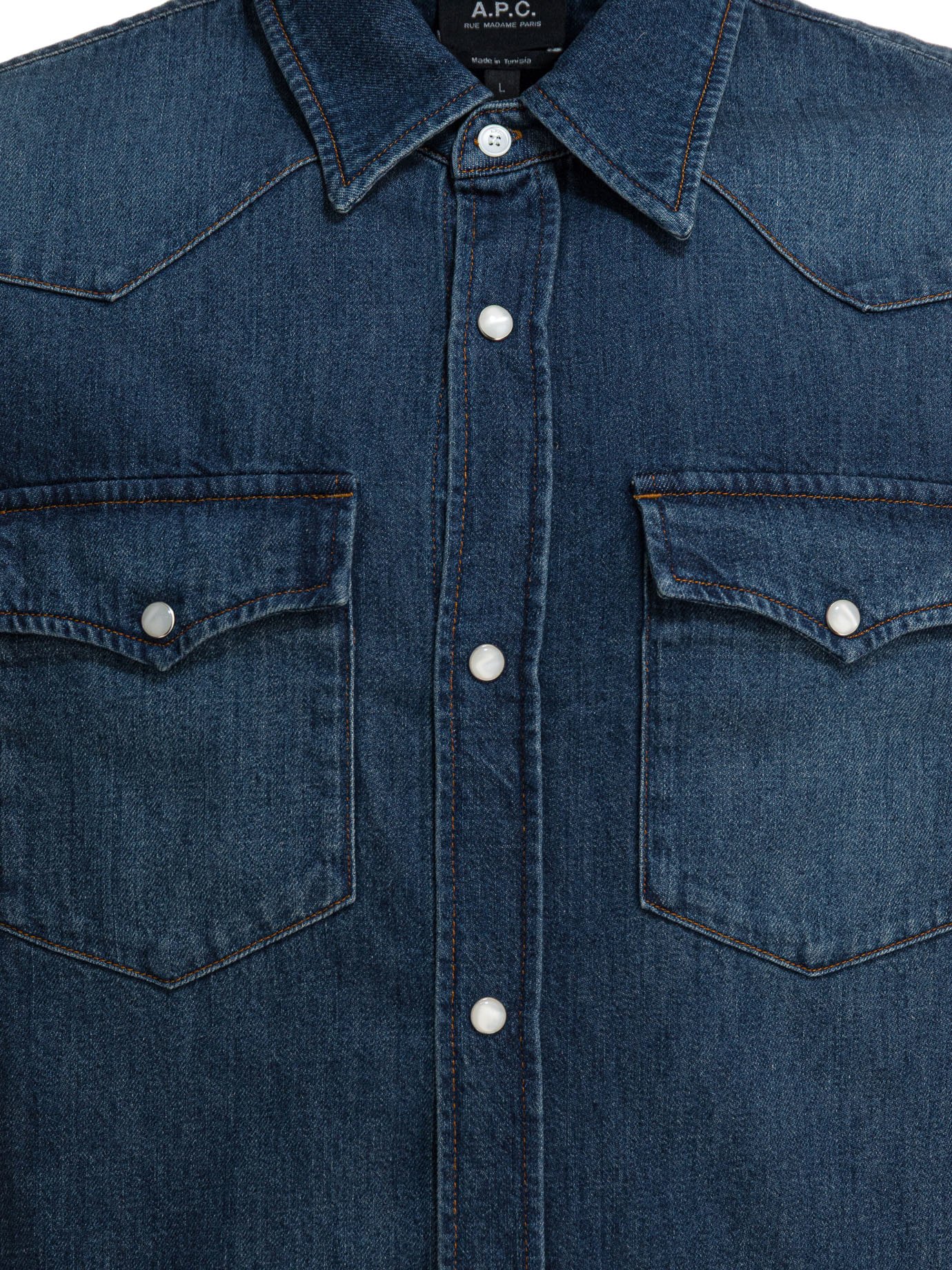 [A.P.C.] Shirts Long Sleeve SS26 COHME-H12632IAL