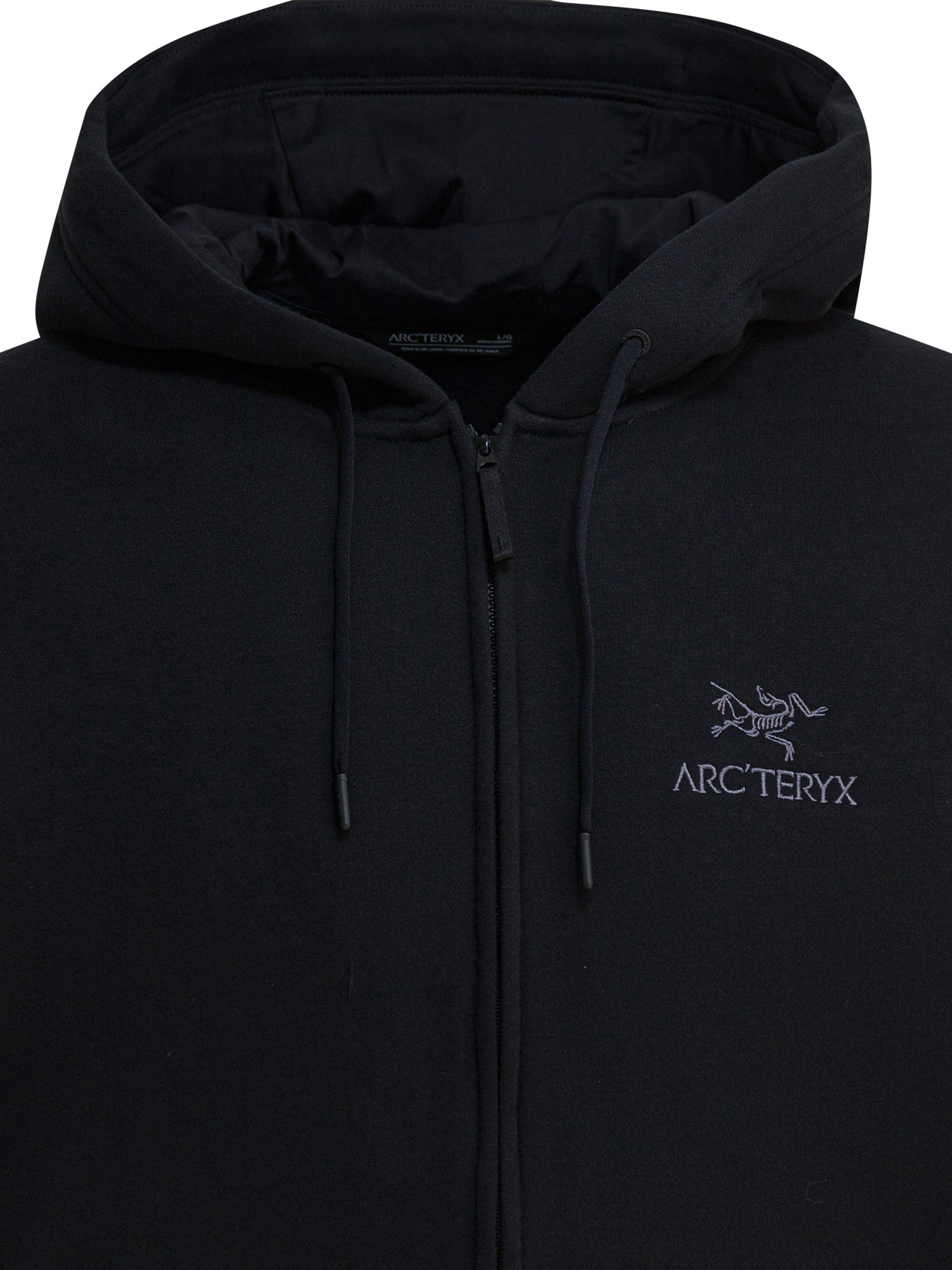 [ARC'TERYX] Sweatshirt SS26 X000009929EMBLEM FZ HDYBLACK