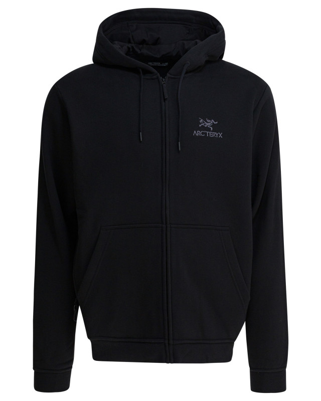 [ARC'TERYX] Sweatshirt SS26 X000009929EMBLEM FZ HDYBLACK