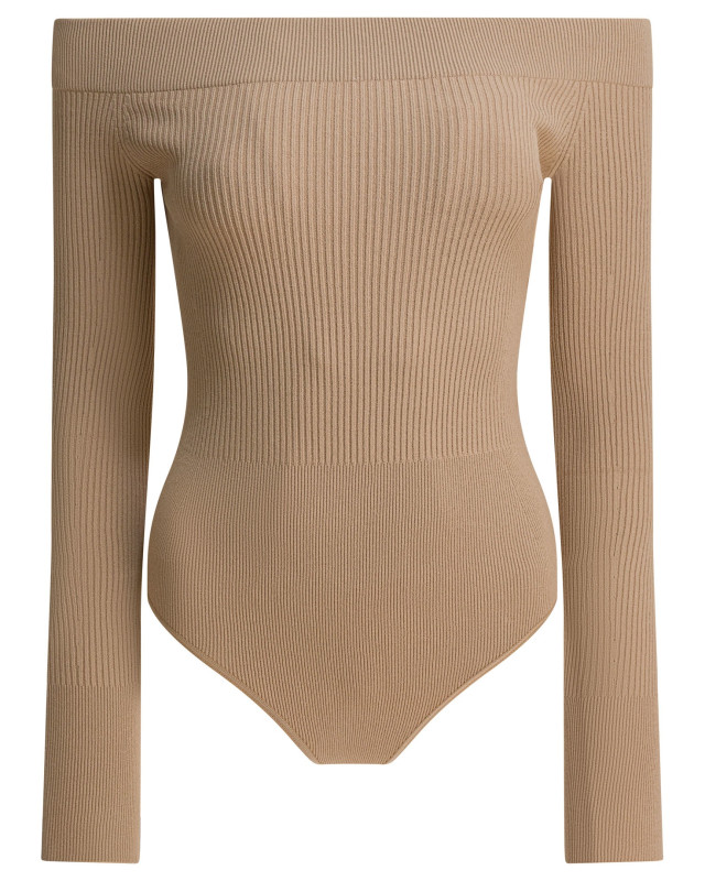 [Alaia] T-shirts Long Sleeve SS26 AA9B0342K017A110