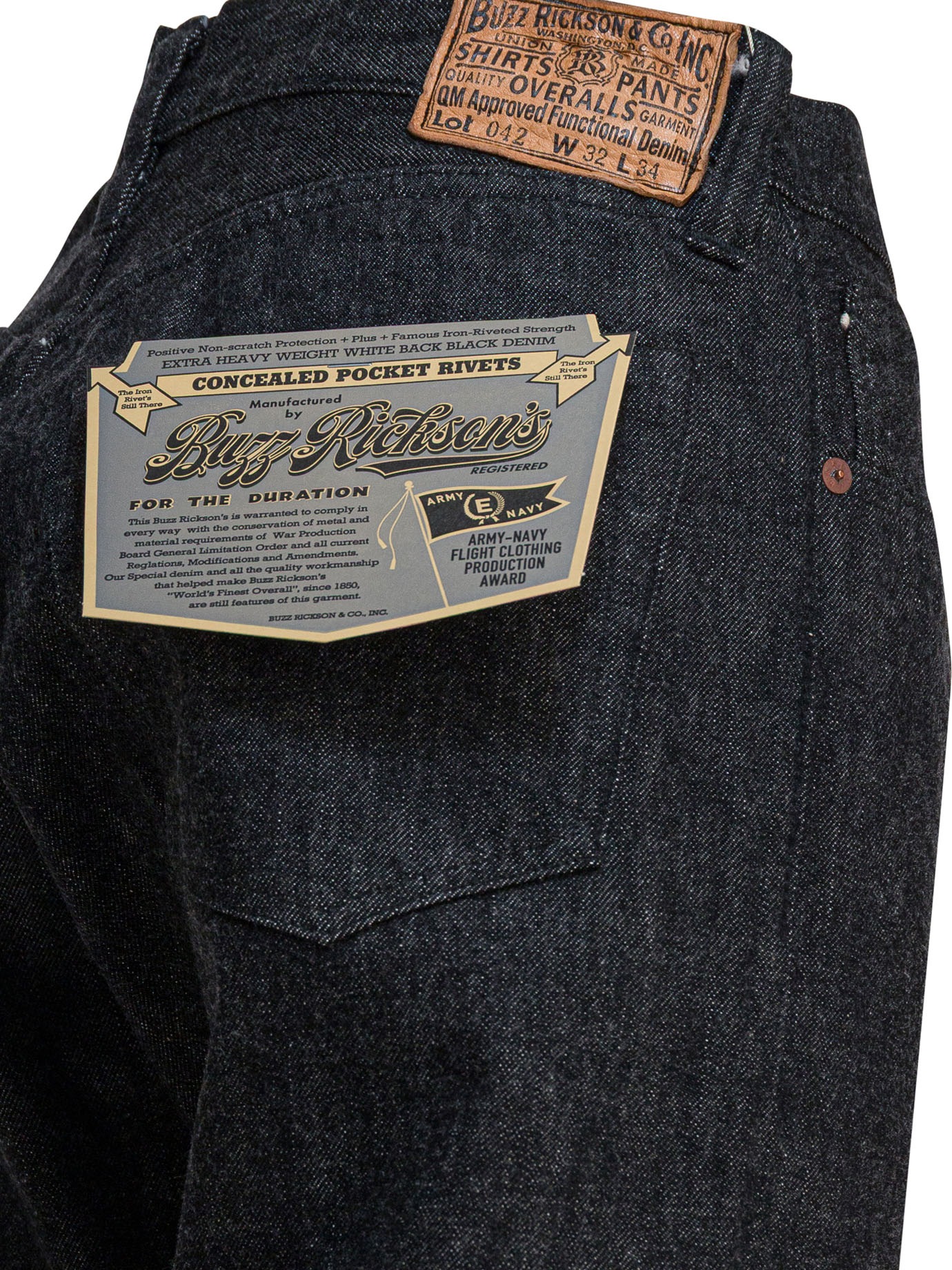 [Buzz Rickson's] Jeans SS26 BR43042411 A.BLACK