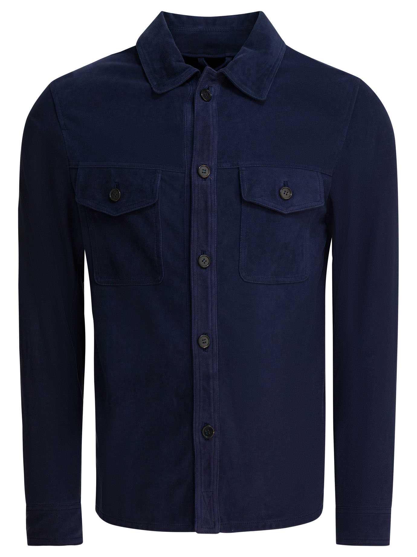 [Altum] Jacket SS26 OVERSHIRT_SUEDE_BLUE