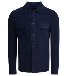 [Altum] Jacket SS26 OVERSHIRT_SUEDE_BLUE