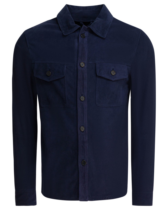 [Altum] Jacket SS26 OVERSHIRT_SUEDE_BLUE
