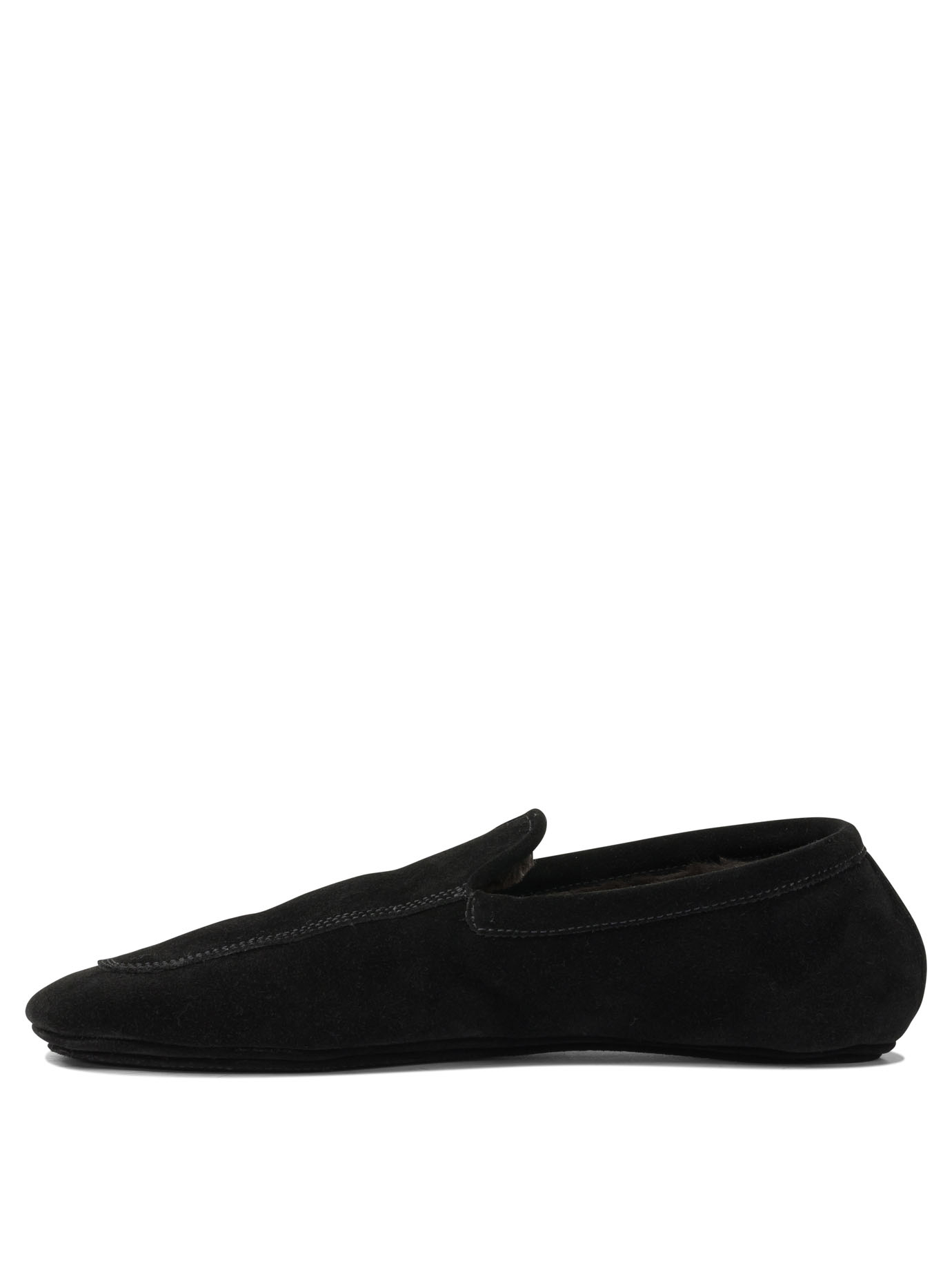 [Henderson Baracco] Slippers SS26 PIEDATER413SUEDE NERO
