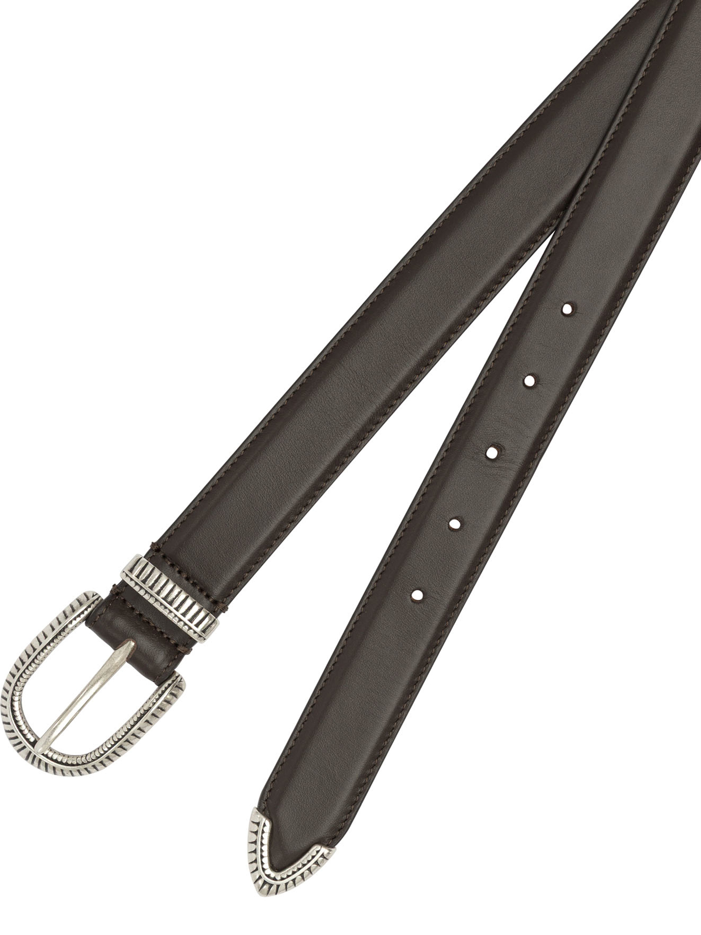 [Adriano Meneghetti] Belt SS26 SUN V-DTESTA MORO