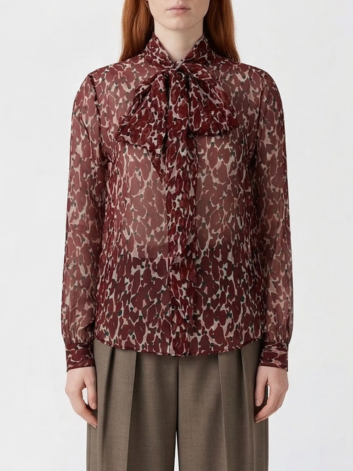 [Saint Laurent] Shirts Long Sleeve SS26 842861Y4J35 9477