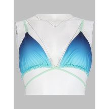 [Casablanca] Swimsuit FW26 W-PF26-SWM-083_01BLUE/GREENGRADIENT