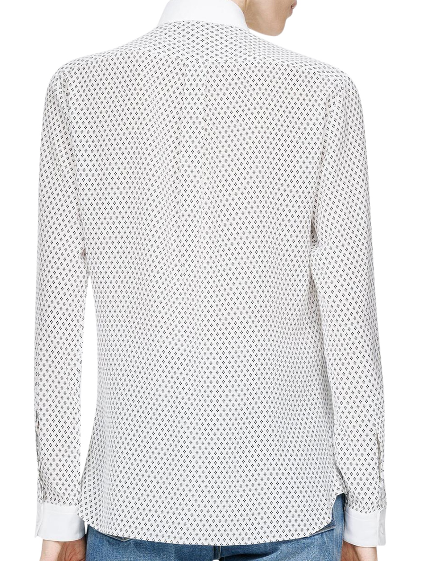 [Tom Ford] Shirts Long Sleeve FW26 CA3355FAP263WNL OFF WHITE BLACK