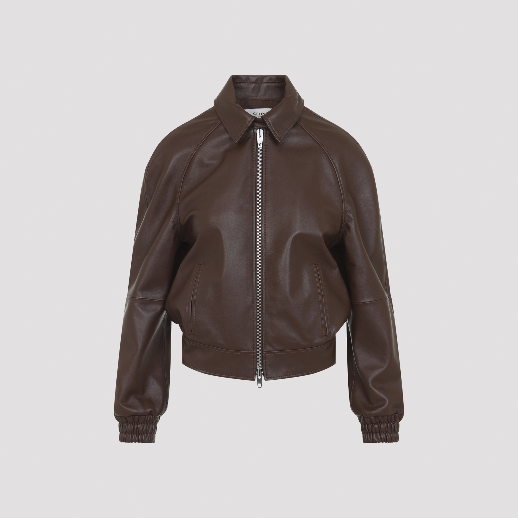 [Celine] Leather Jacket FW26 RV0Y6282D