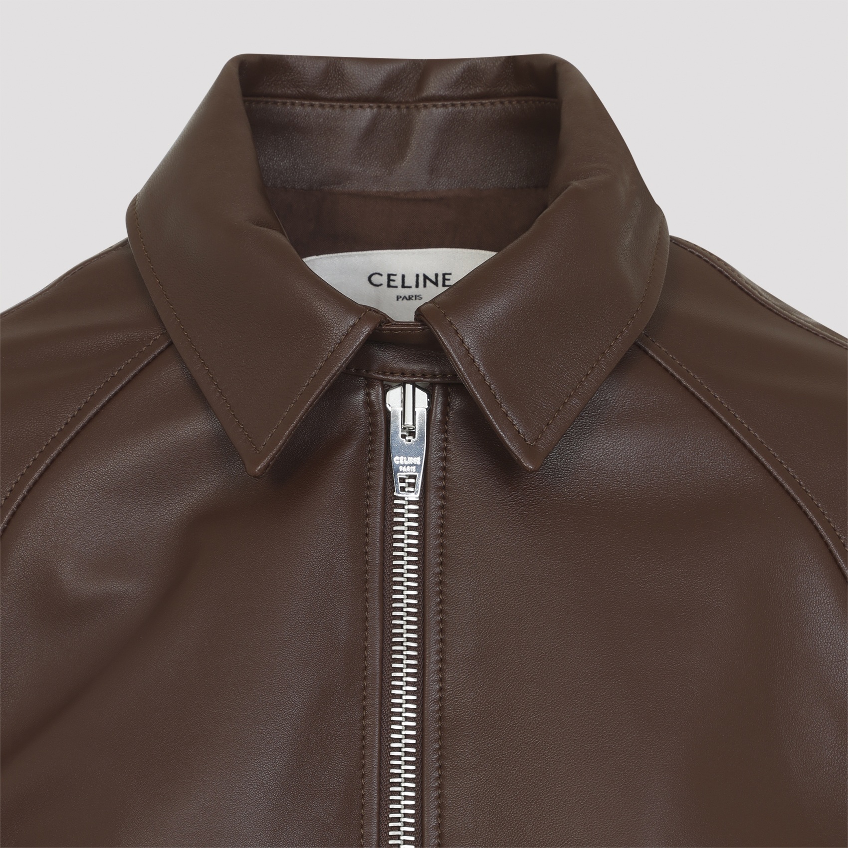 [Celine] Leather Jacket FW26 RV0Y6282D