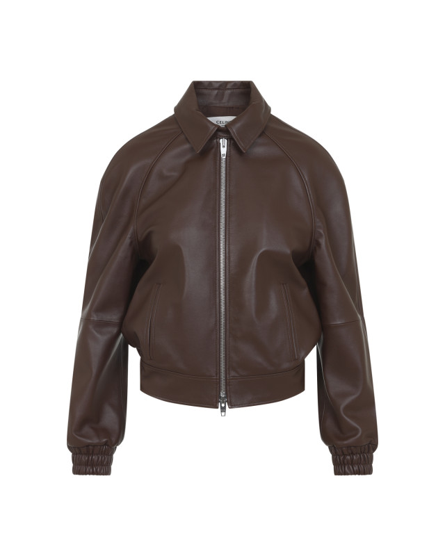 [Celine] Leather Jacket FW26 RV0Y6282D