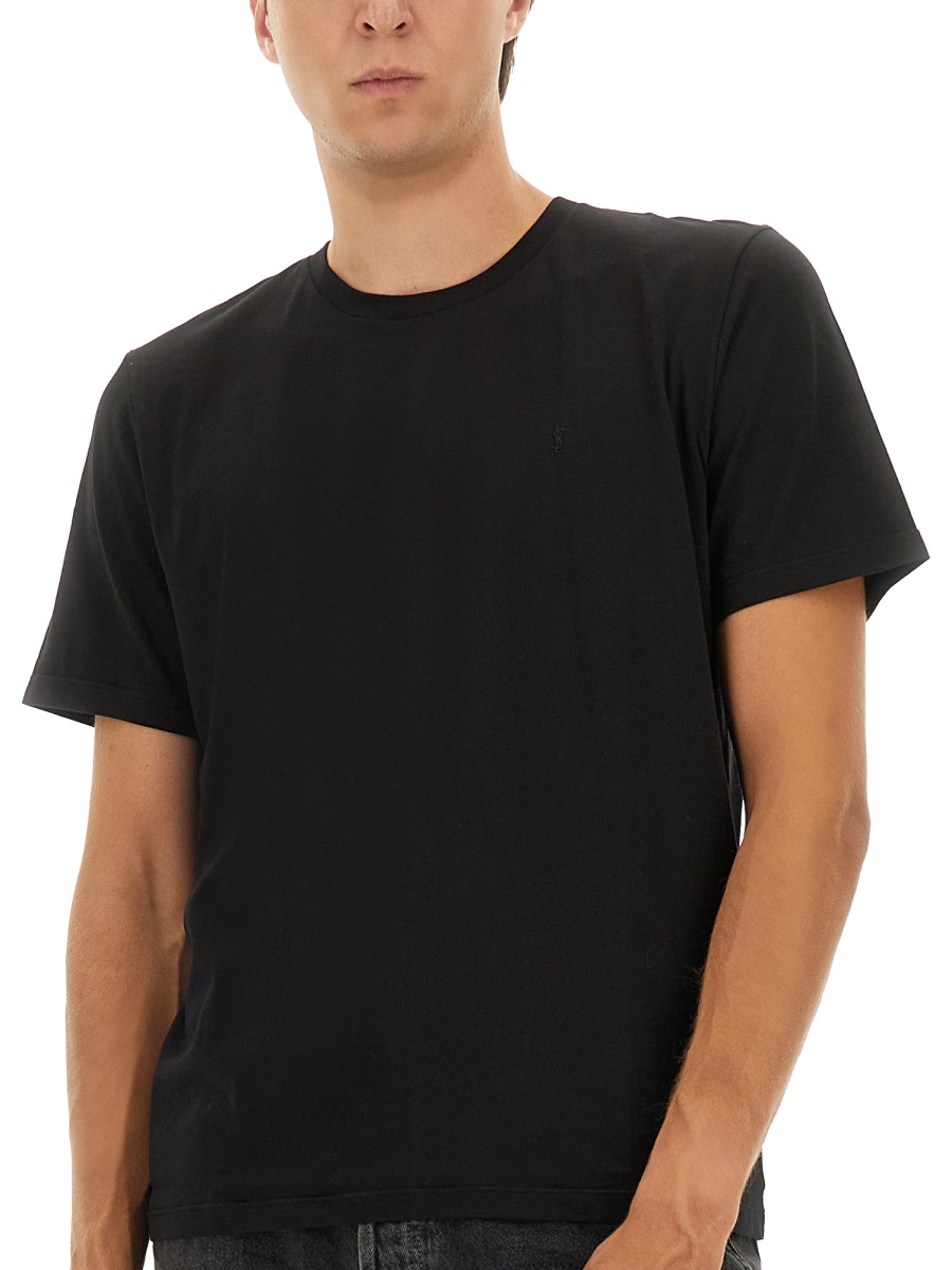 [Saint Laurent] T-shirts Short Sleeve FW25 819395_Y2ZJ21000