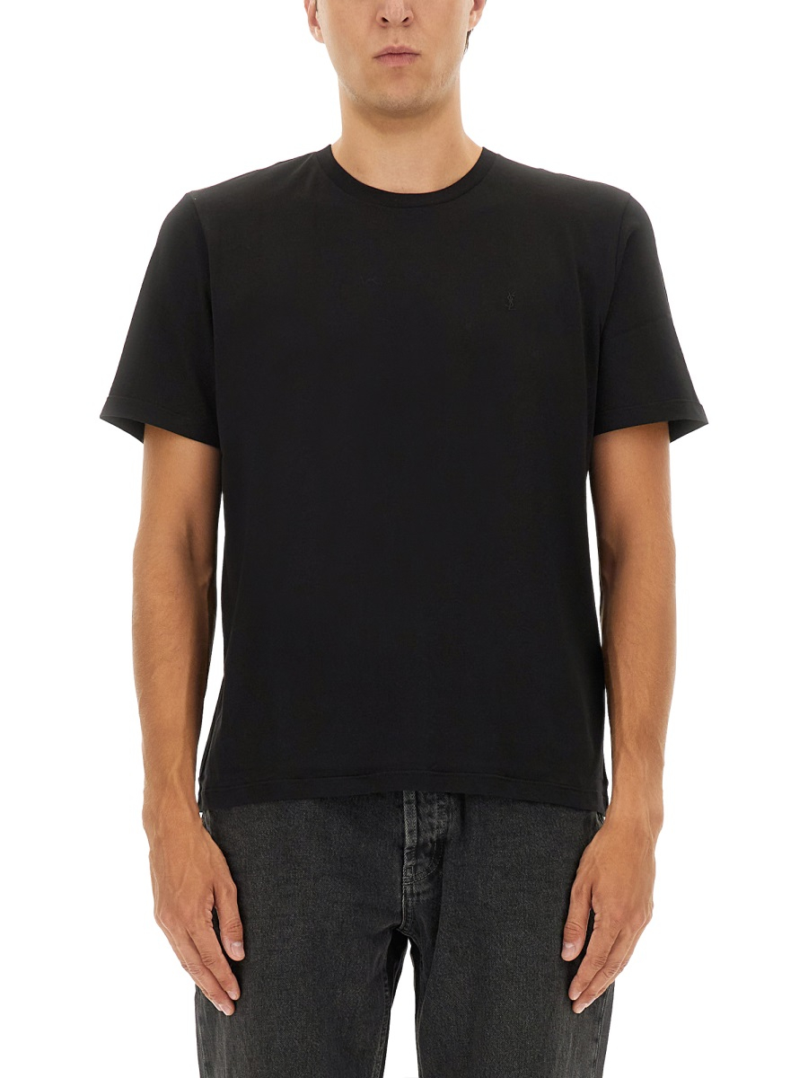 [Saint Laurent] T-shirts Short Sleeve FW25 819395_Y2ZJ21000