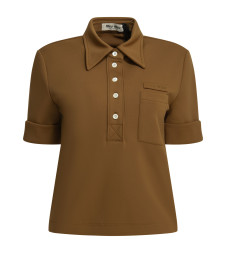 [Miu Miu] T-shirts Short Sleeve SS26 MT220414OAF0401 S OOO