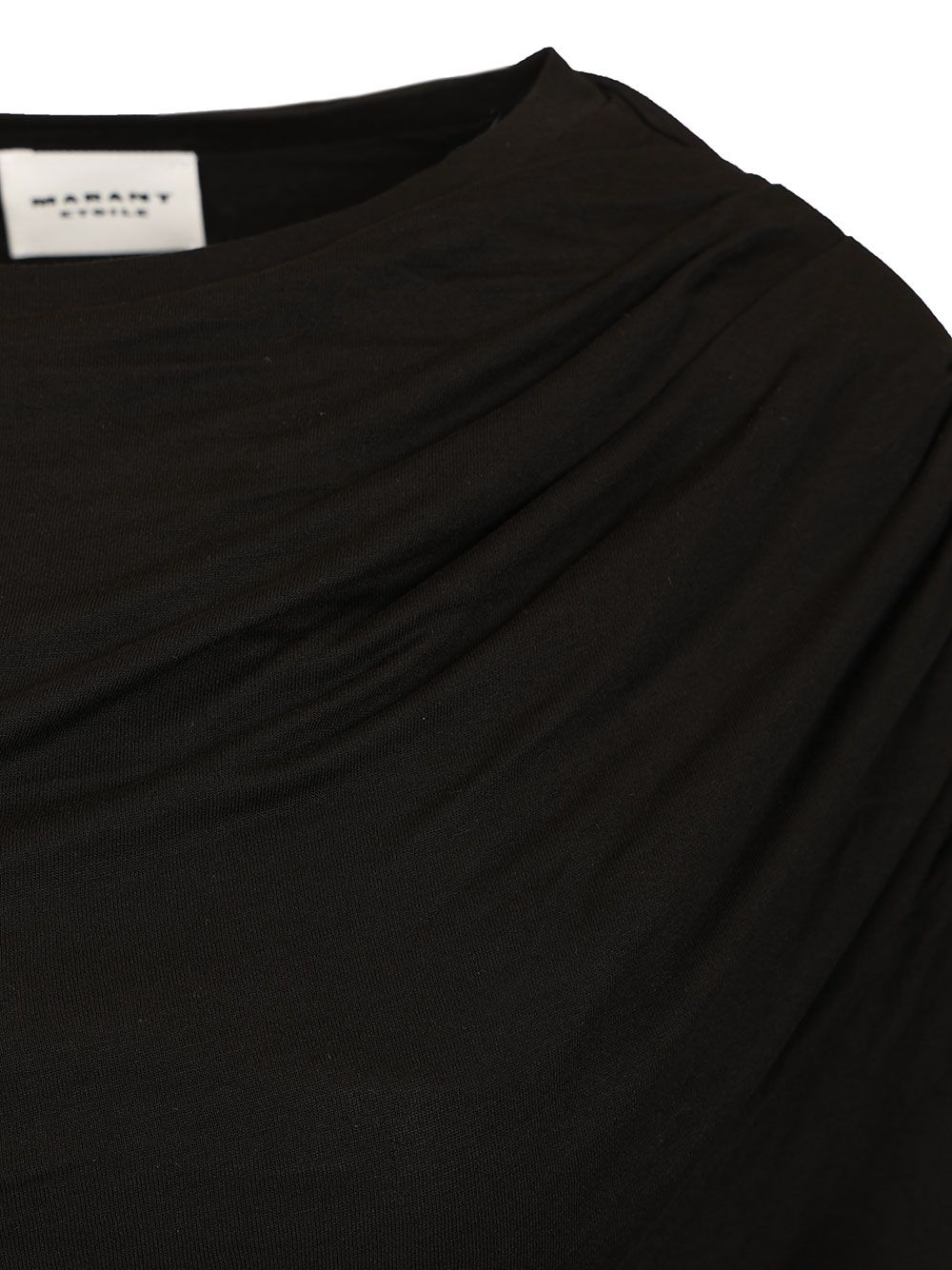 [Marant Etoile] T-shirts Long Sleeve CO 26AHT0656FD-D3K01E01BK