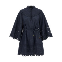[Zimmermann] Long sleeve dress FW26 9161DSS263INK