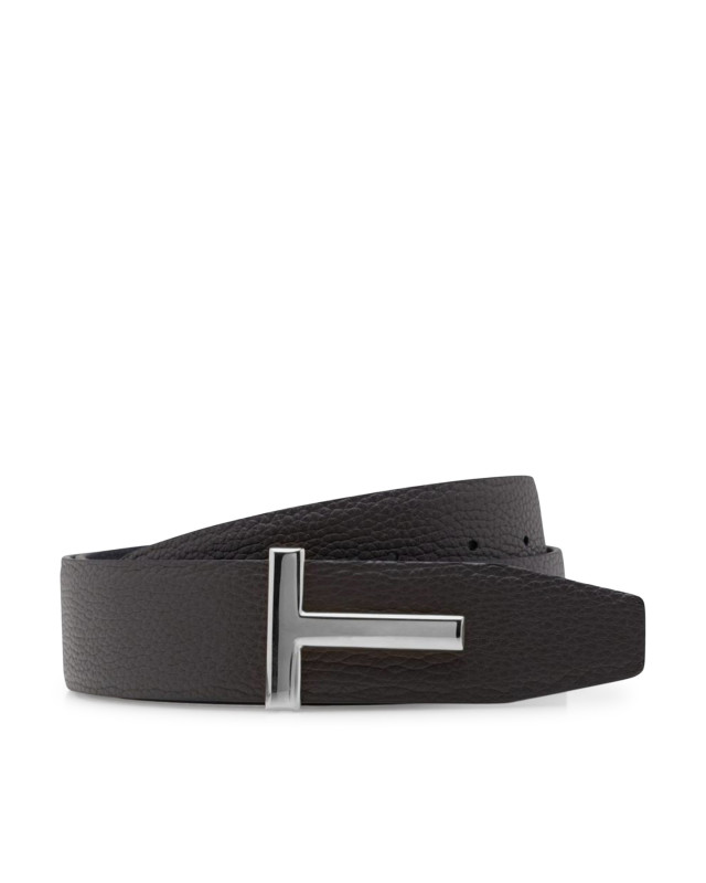 [Tom Ford] Belt SS26 TB178LCL236SENB BROWN BLACK