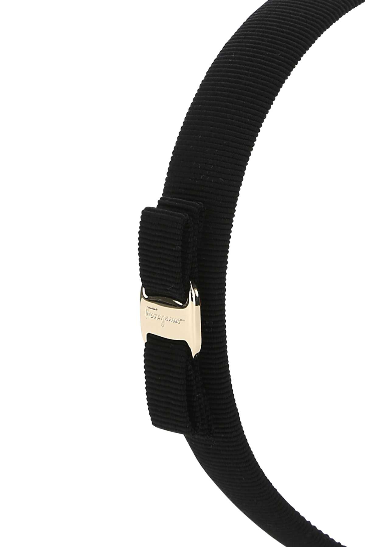 [Salvatore Ferragamo] Hair Accessory FW26 340086430314 NEROORO