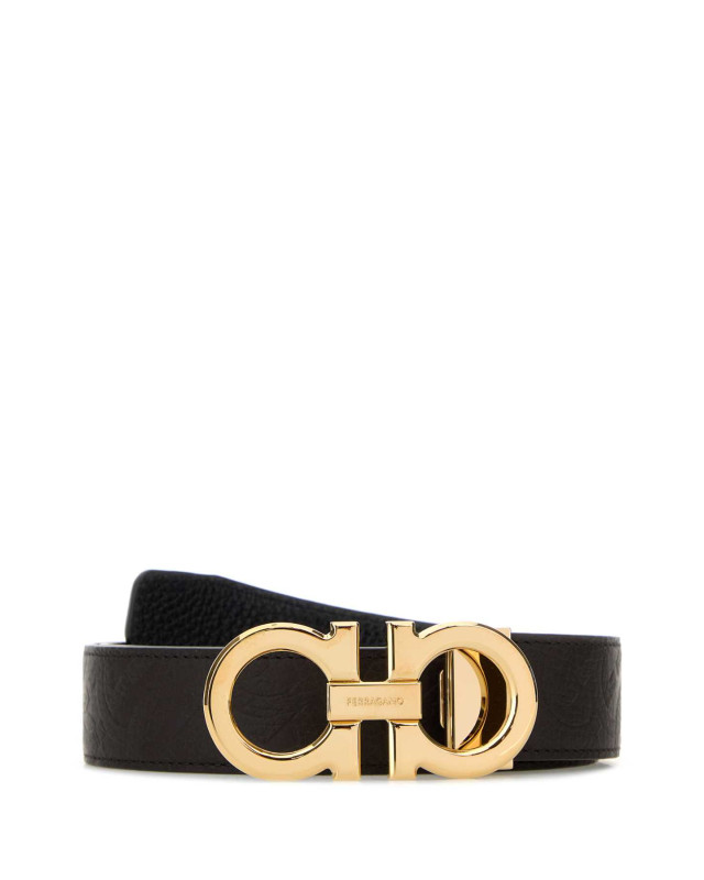 [Salvatore Ferragamo] Belt FW26 679710770651 TMORONERO