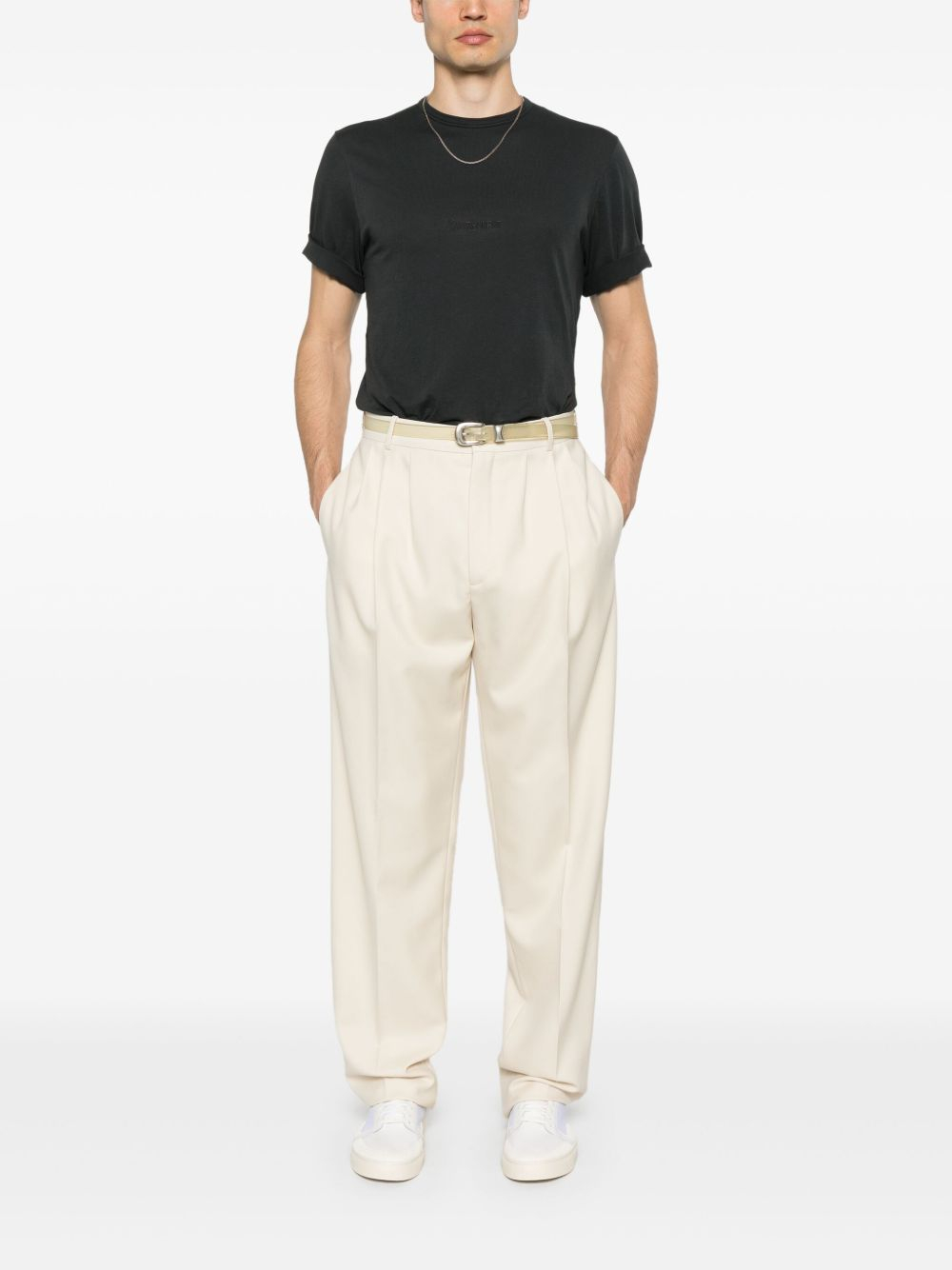 [Saint Laurent] T-shirts Short Sleeve SS25 818535YBHD21025