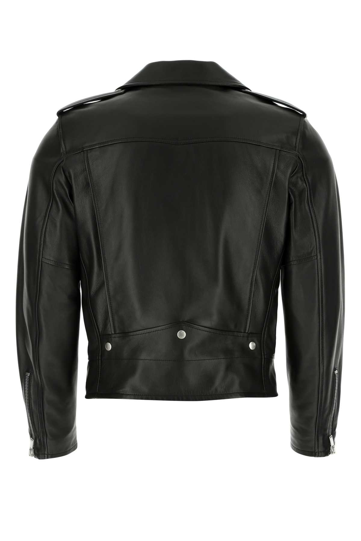 [Saint Laurent] Leather Jacket FW26 484284Y5YA2 1000