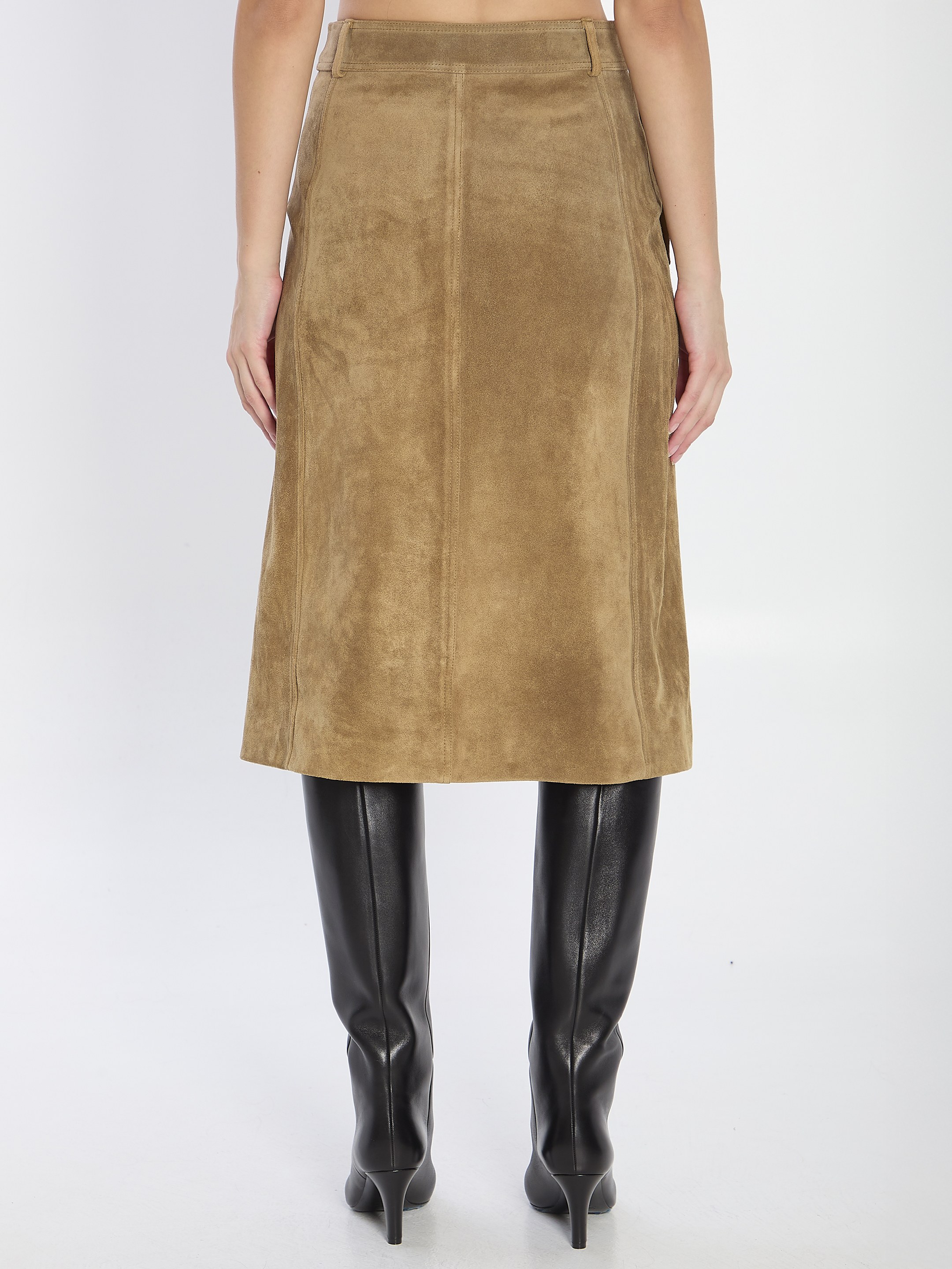 [Arma] Midi skirt FW25 008L256072__OLIVE