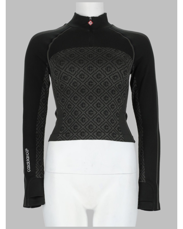 [Casablanca] Top FW26 W-PF26-ACT-068_01GREYMONOGRAM