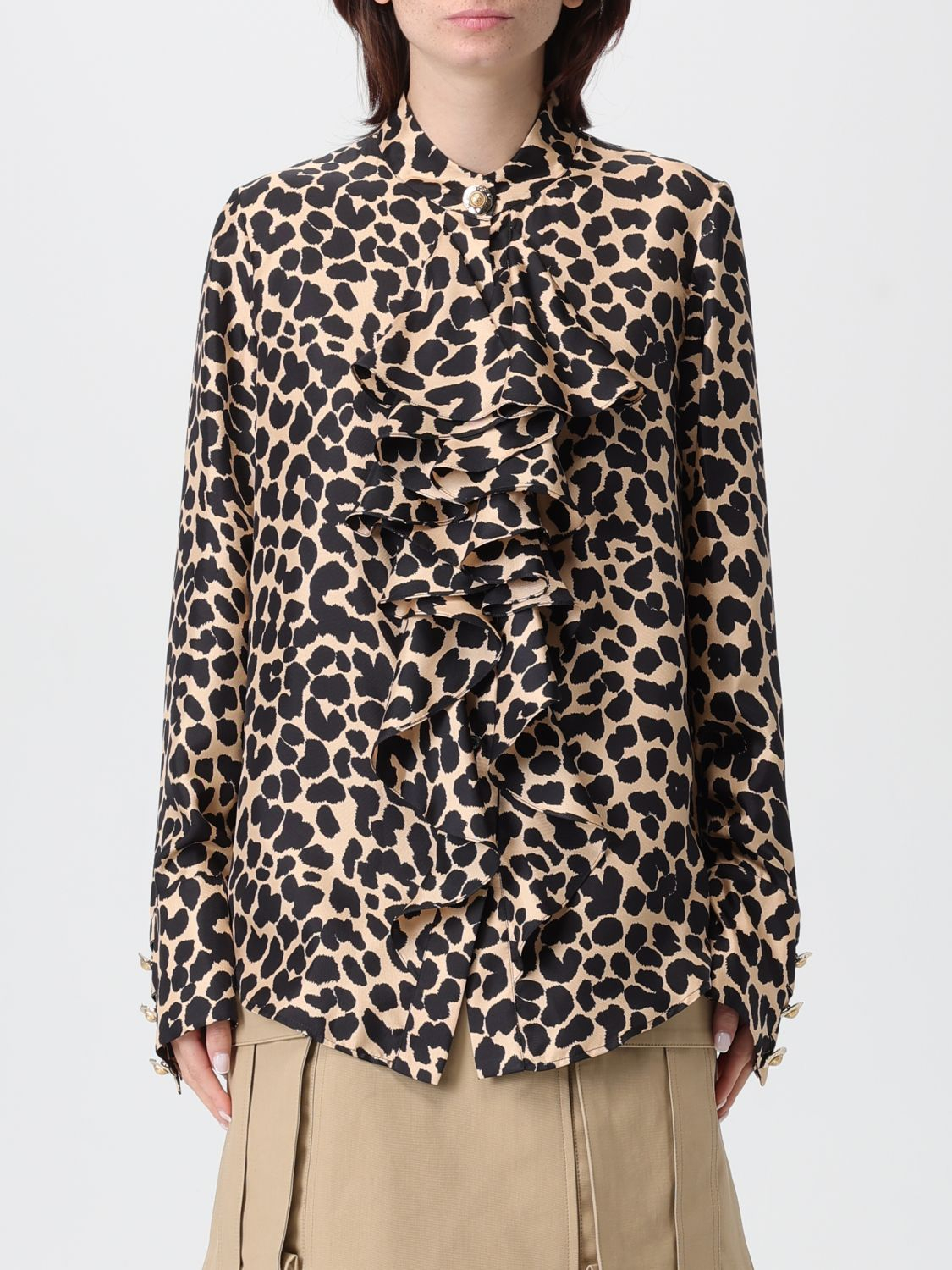 [Balmain] Shirts Long Sleeve FW25 FF1HR150SF10 GBA