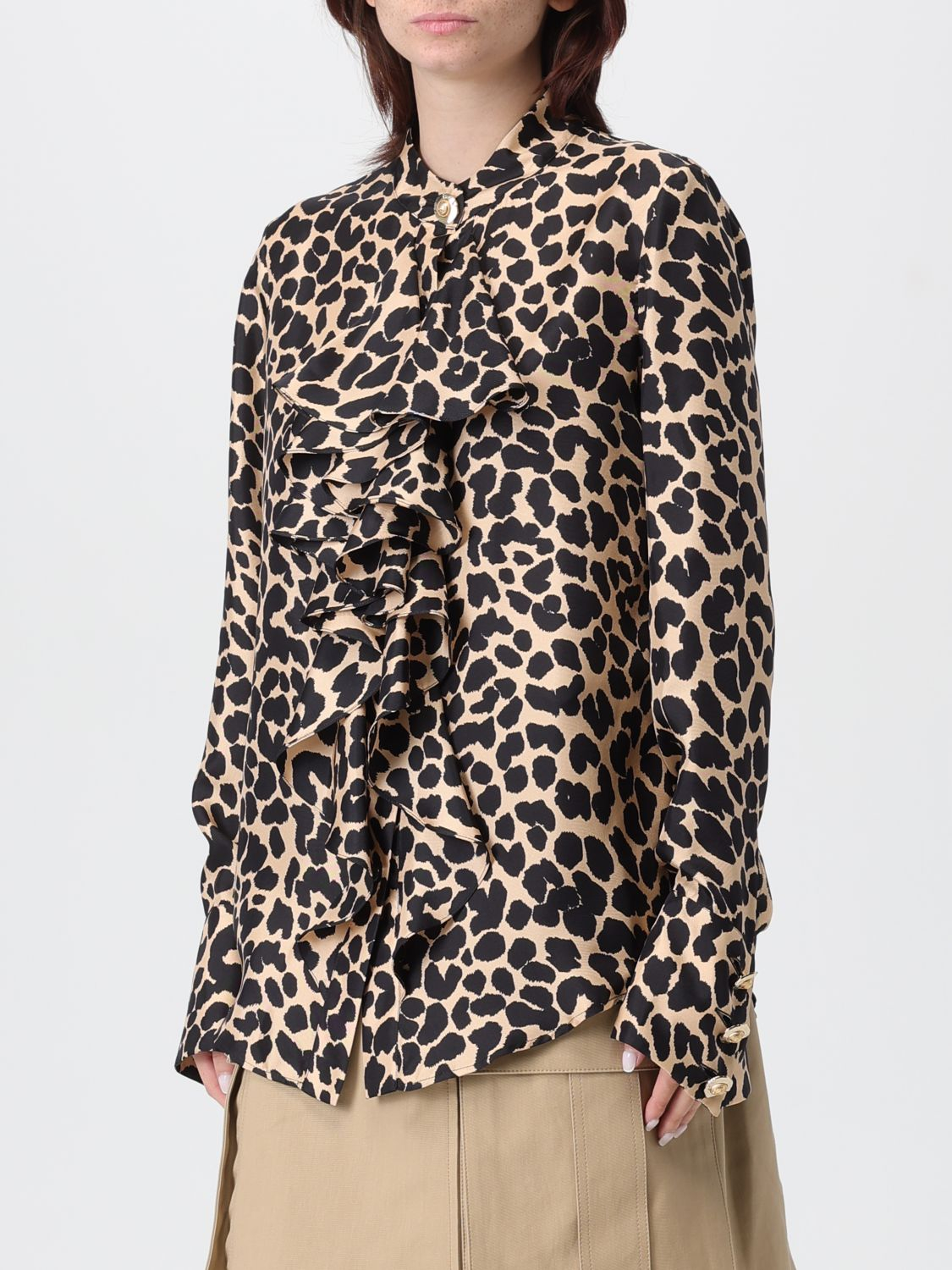 [Balmain] Shirts Long Sleeve FW25 FF1HR150SF10 GBA
