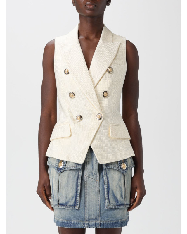 [Balmain] Vest FW25 FF1AG740VI29 0CF