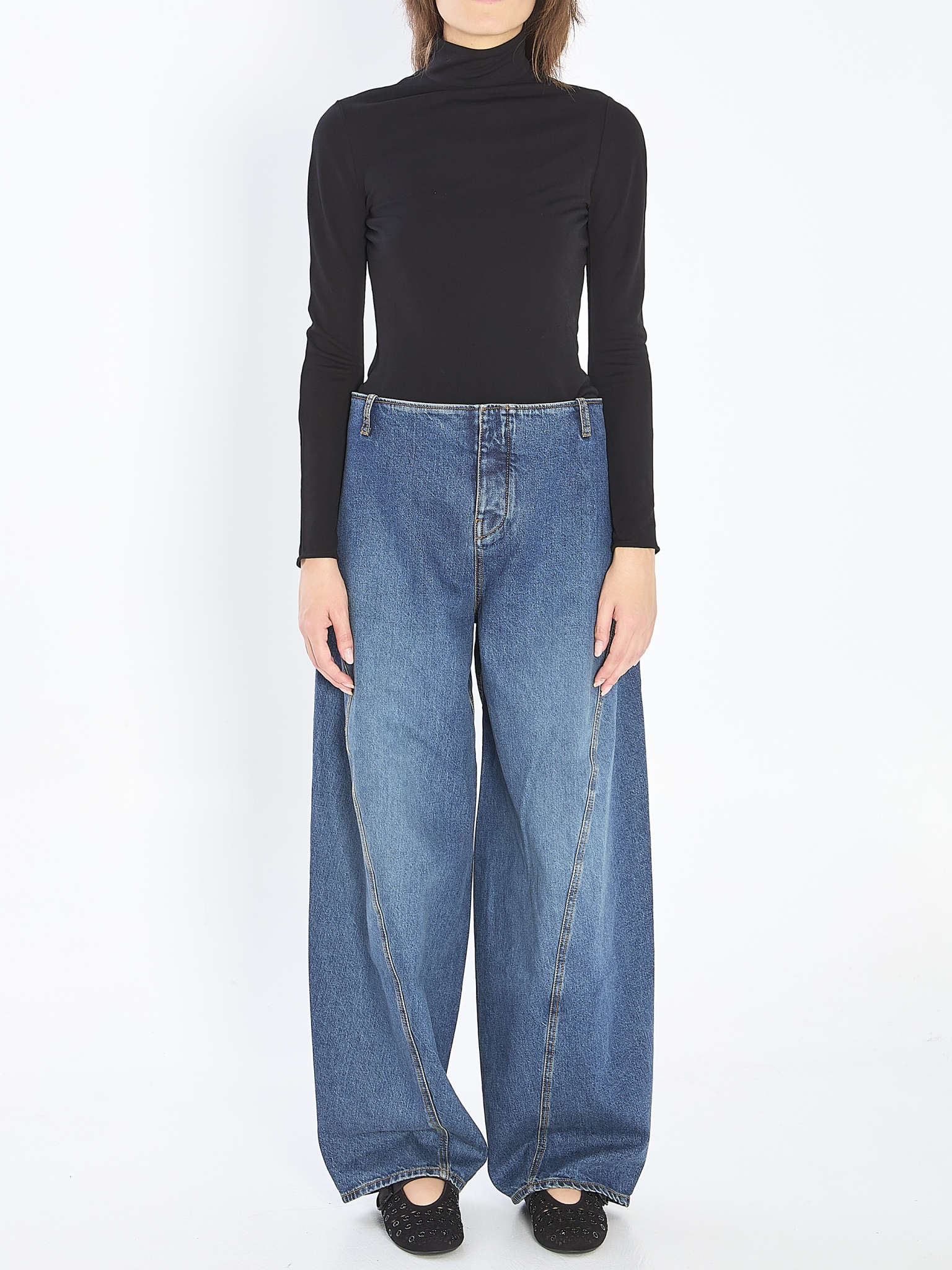 [Alaia] T-shirts Long Sleeve FW25 AA9B0400J070B__995