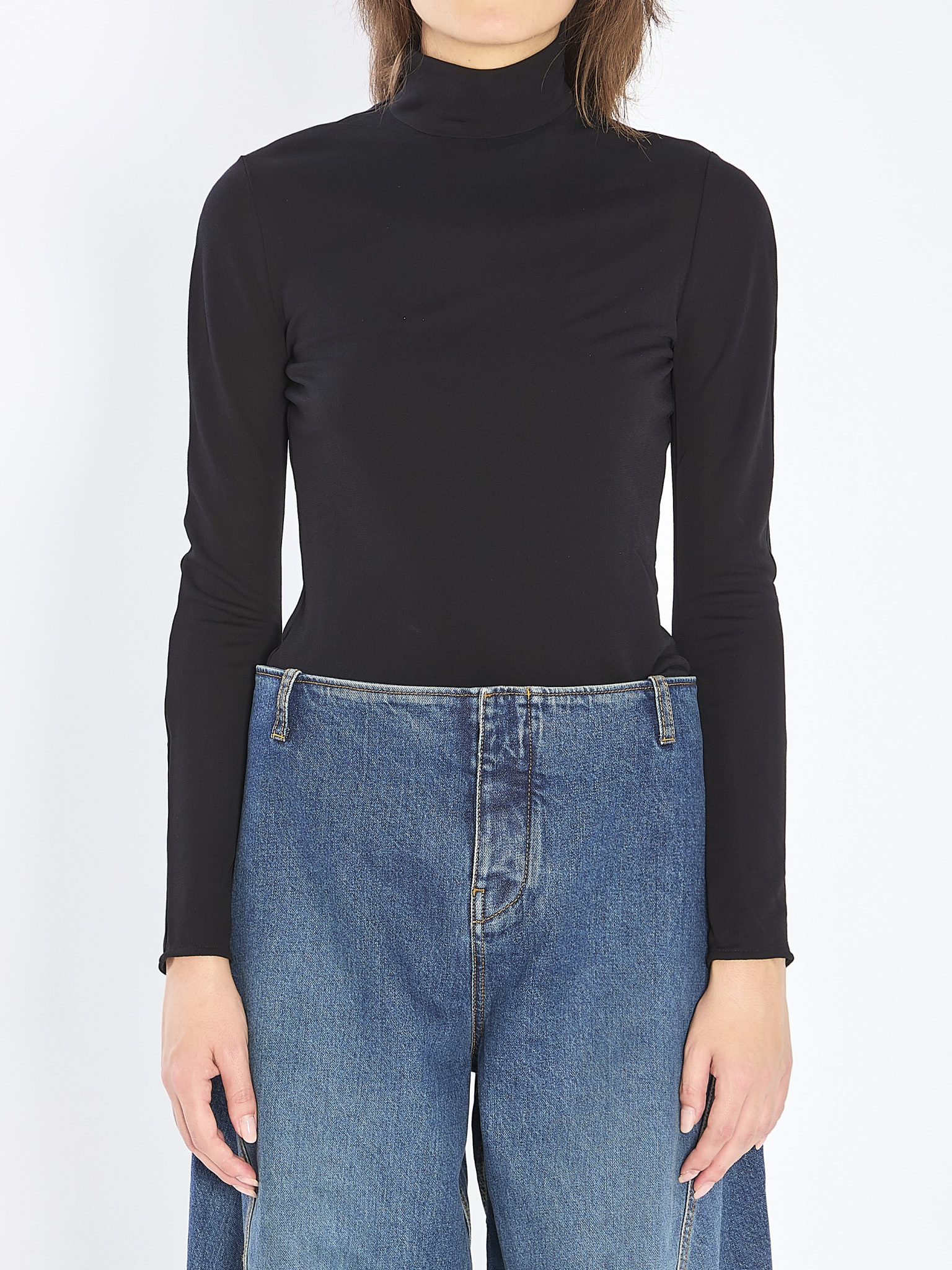 [Alaia] T-shirts Long Sleeve FW25 AA9B0400J070B__995