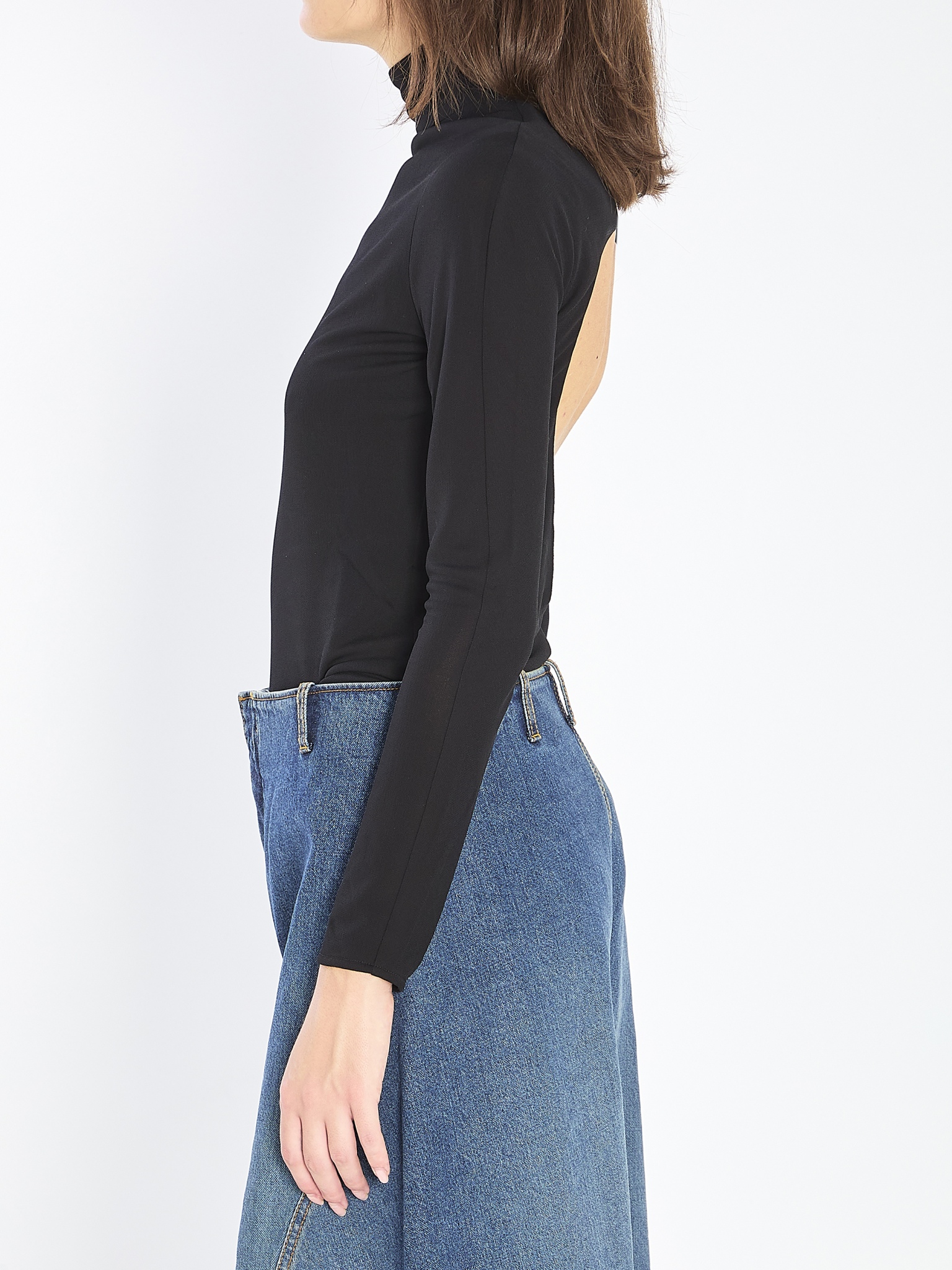 [Alaia] T-shirts Long Sleeve FW25 AA9B0400J070B__995