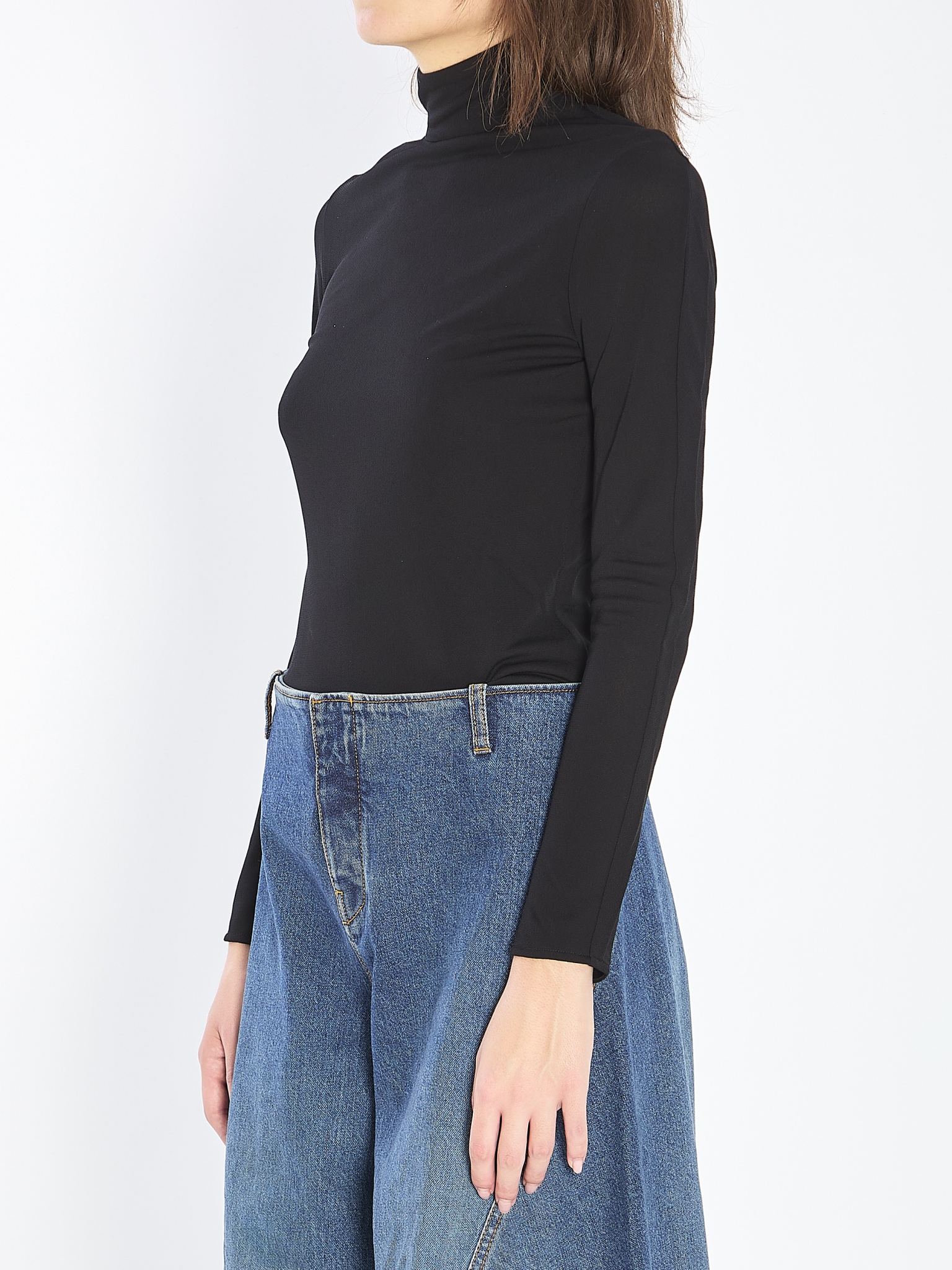 [Alaia] T-shirts Long Sleeve FW25 AA9B0400J070B__995