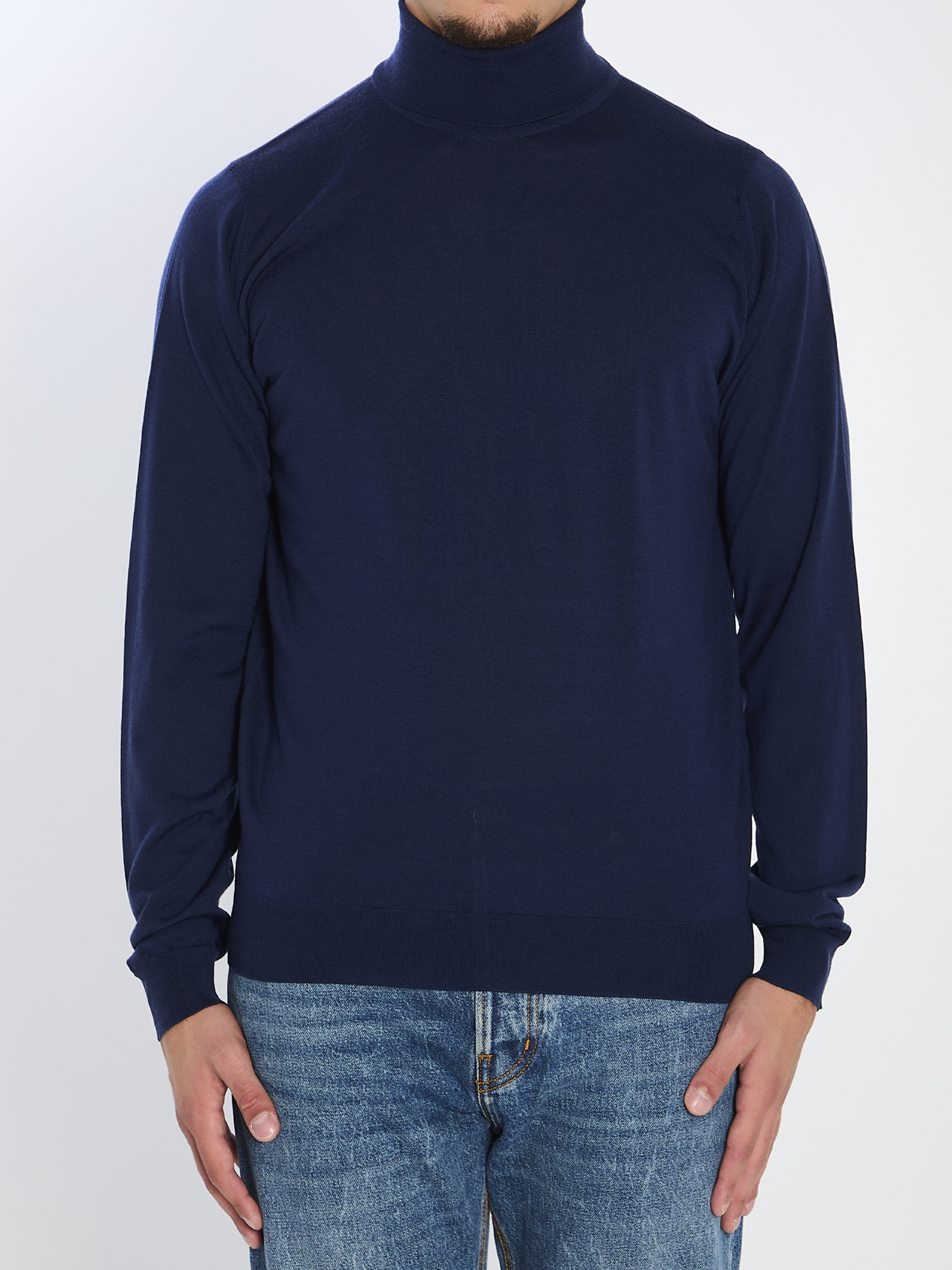 [JOHN SMEDLEY] Knitwear FW25 CHERWELL__HEMINGWAY BLUE