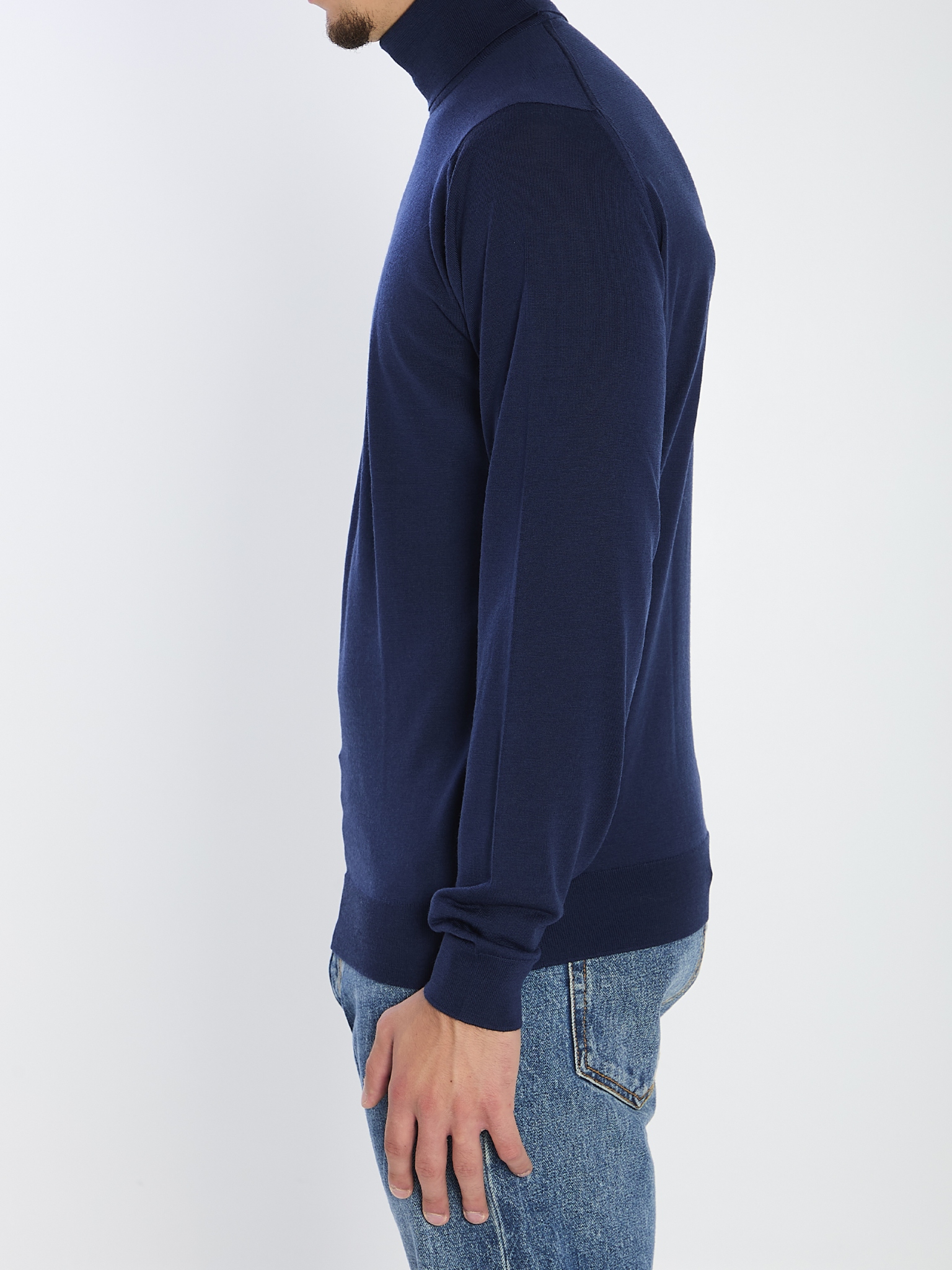 [JOHN SMEDLEY] Knitwear FW25 CHERWELL__HEMINGWAY BLUE