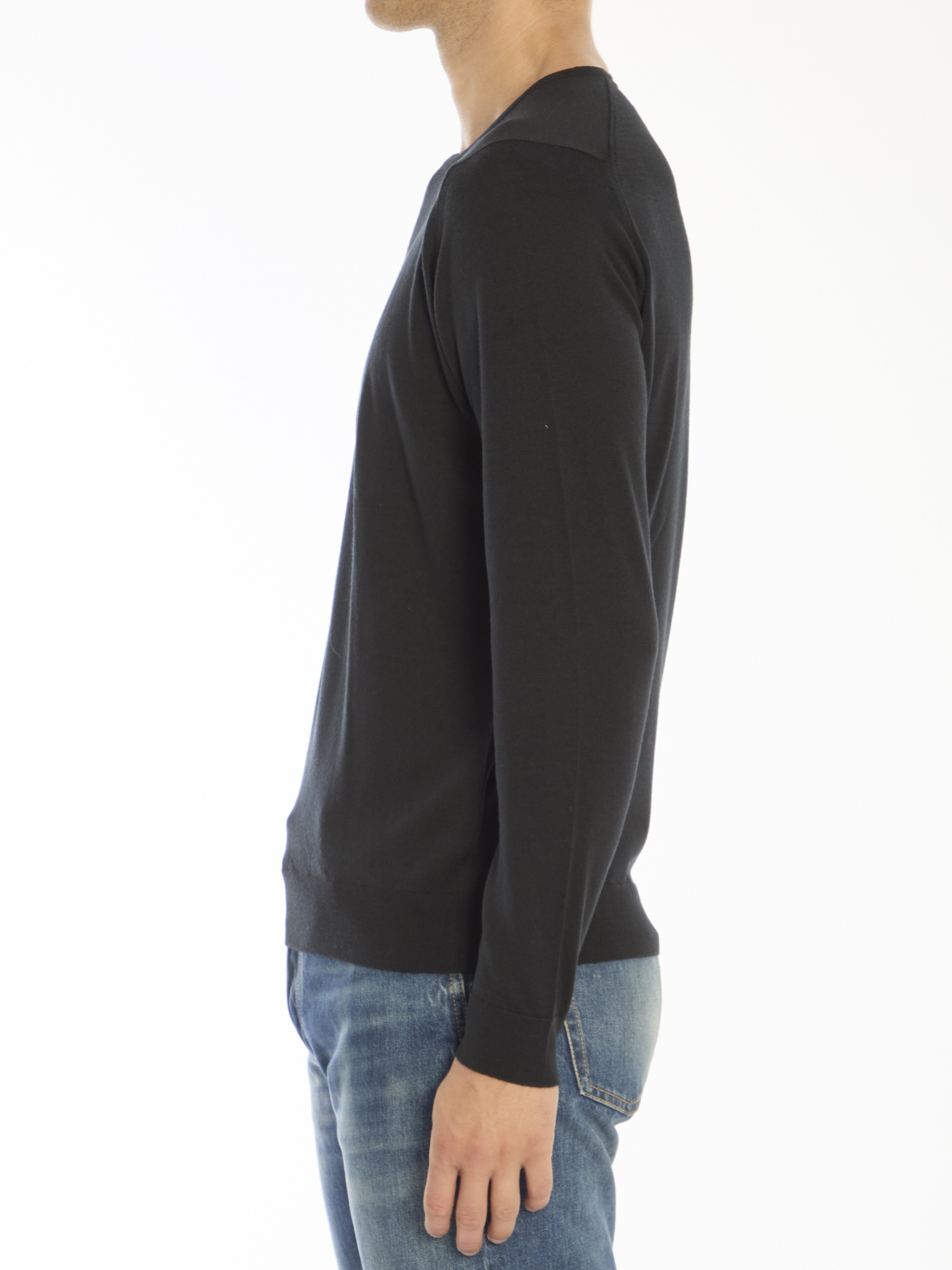 [JOHN SMEDLEY] Knitwear FW25 LUNDY__BLACK