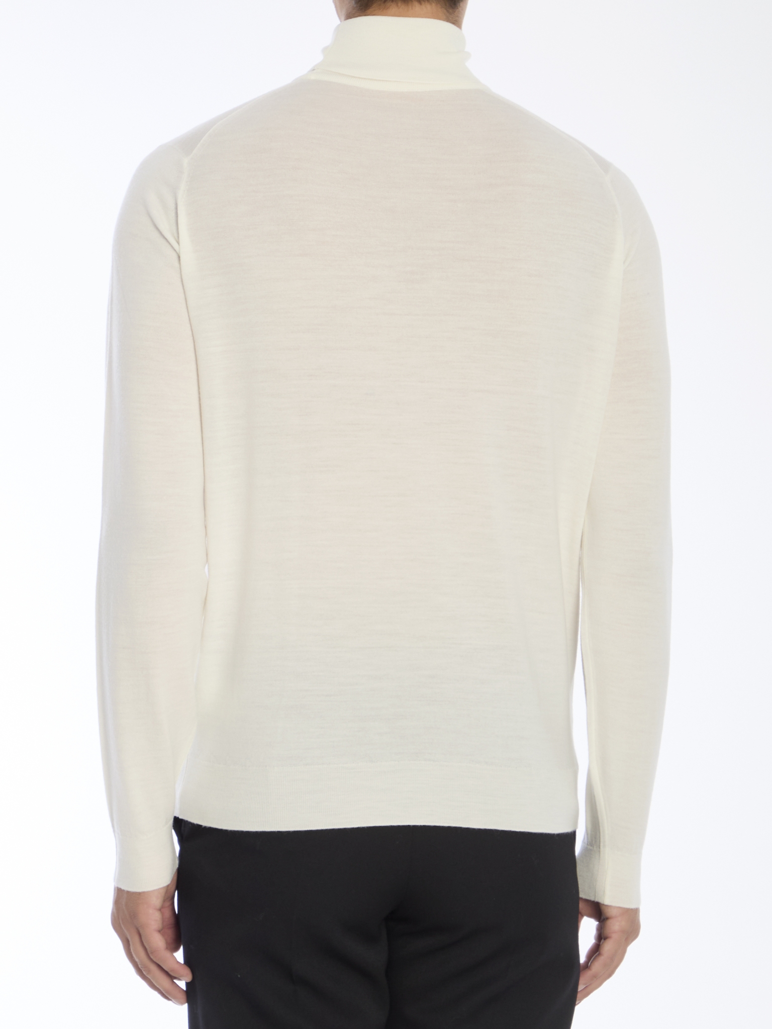 [JOHN SMEDLEY] Knitwear FW25 CHERWELL__SNOW WHITE