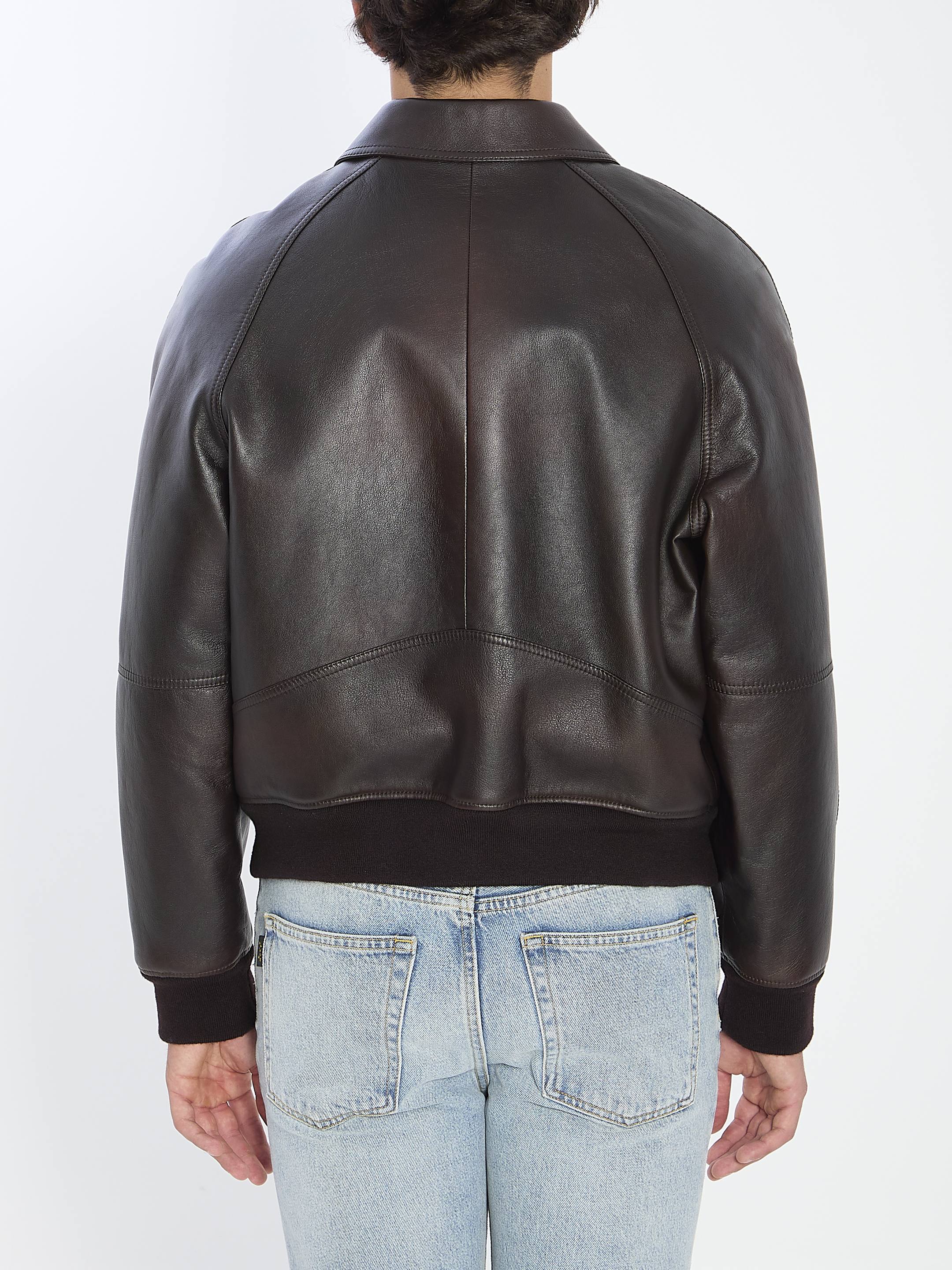 [Celine] Leather Jacket FW25 RV0QF0G58__19BA