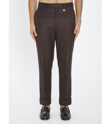 [Burberry] Trousers FW25 8115552__BROWN