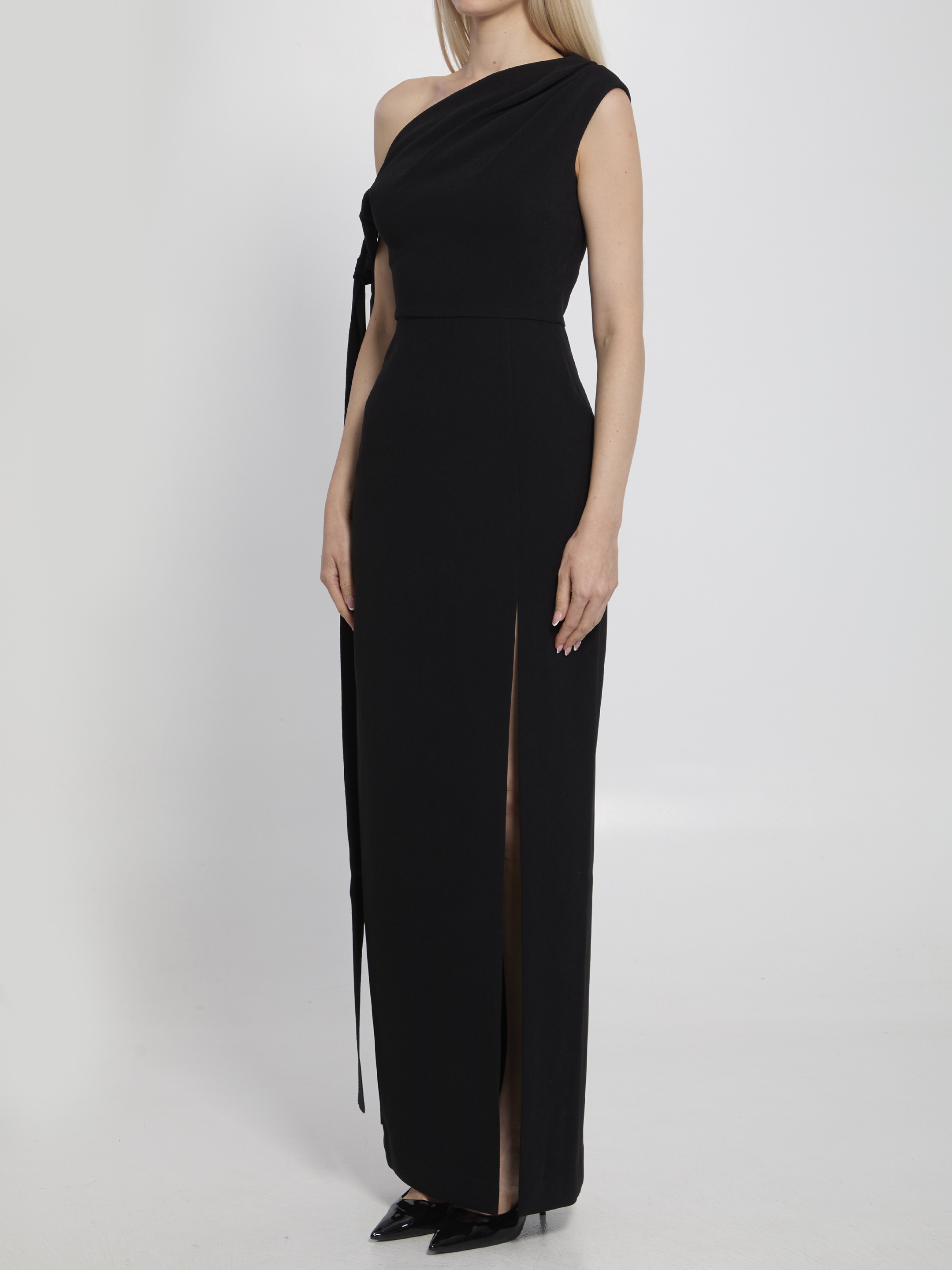[Solace London] Sleeveless dress FW25 OS45020__BLACK