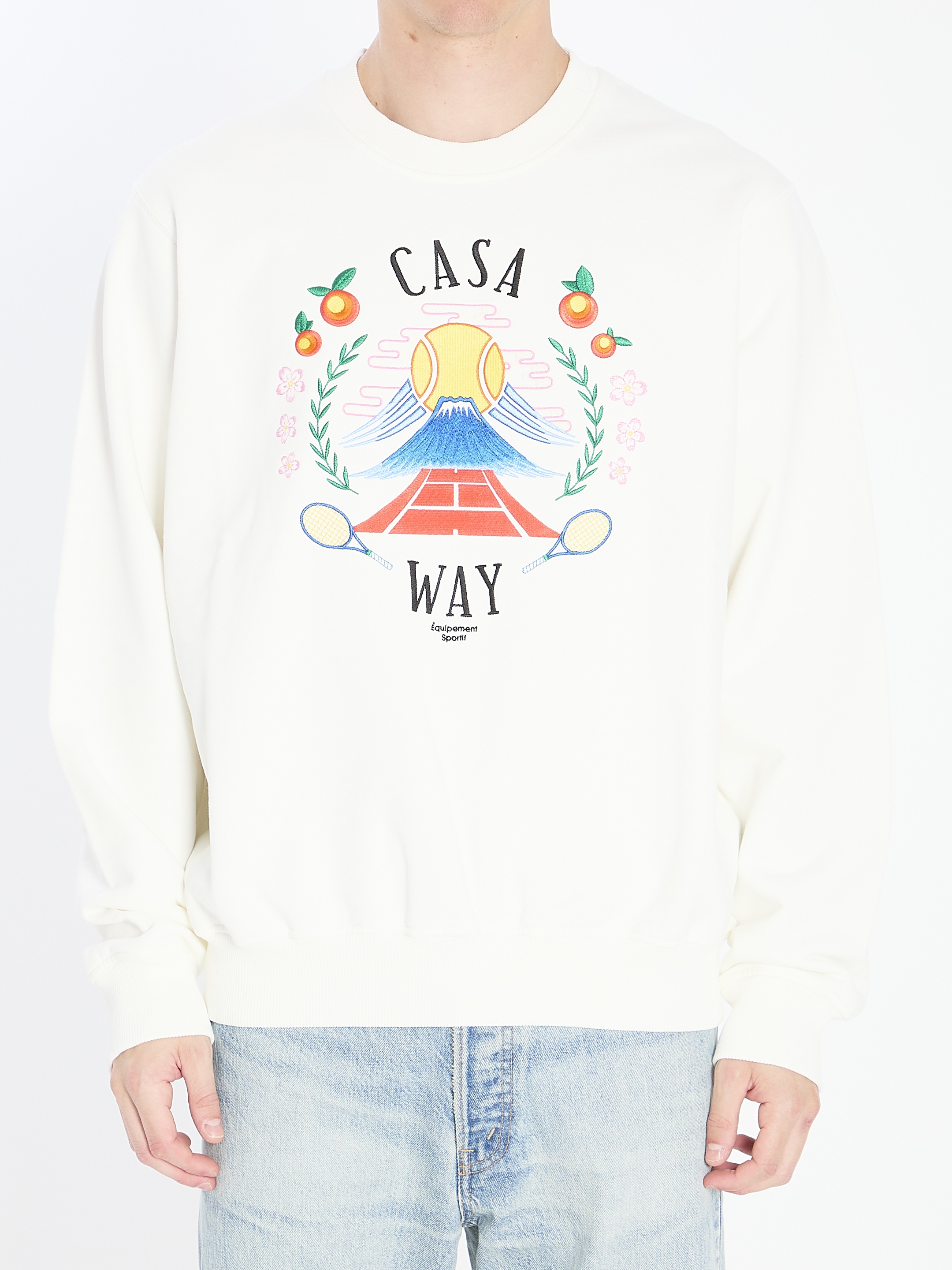 [Casablanca] Knitwear FW25 MPF25JTP29303__WHITE