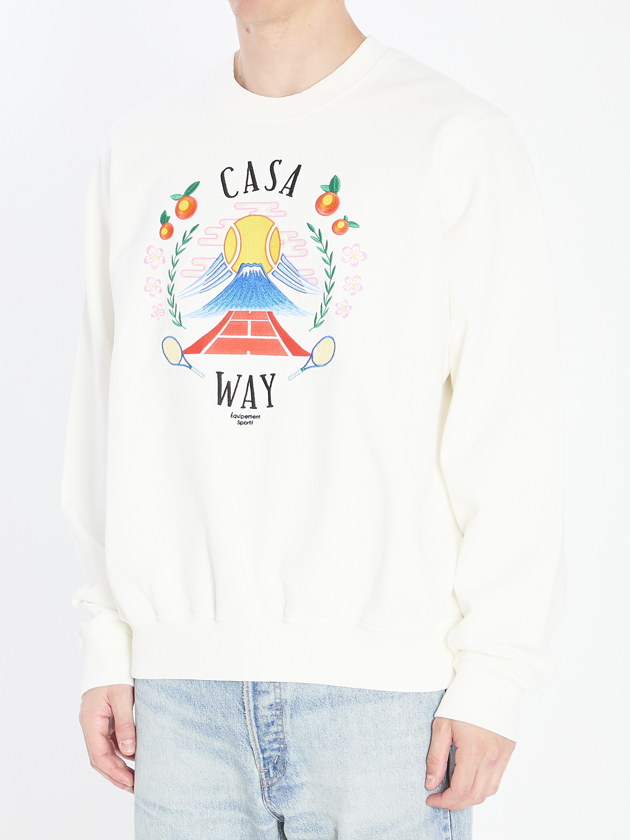 [Casablanca] Knitwear FW25 MPF25JTP29303__WHITE