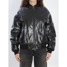 [SALVATORE SANTORO] Leather Jacket FW25 49071__BLACK