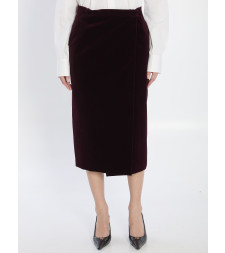 [Saint Laurent] Midi skirt FW25 826769_Y615W_6500