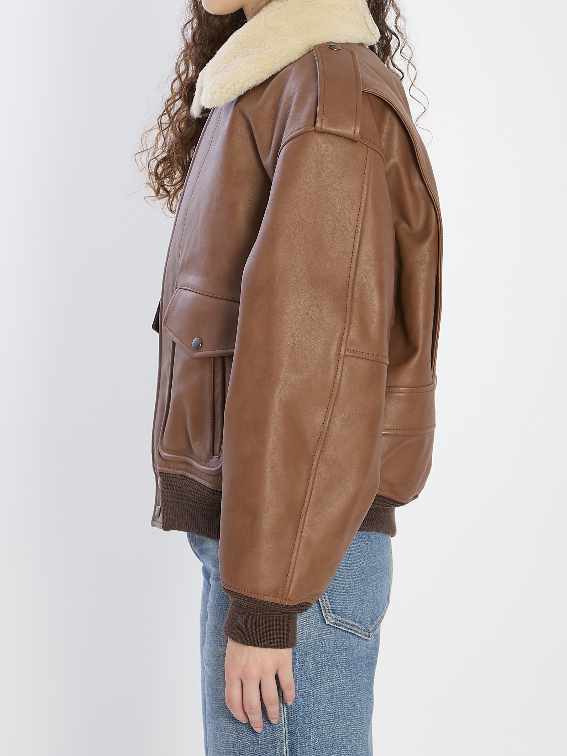 [Saint Laurent] Leather Jacket FW25 843525_YCTE2_2146