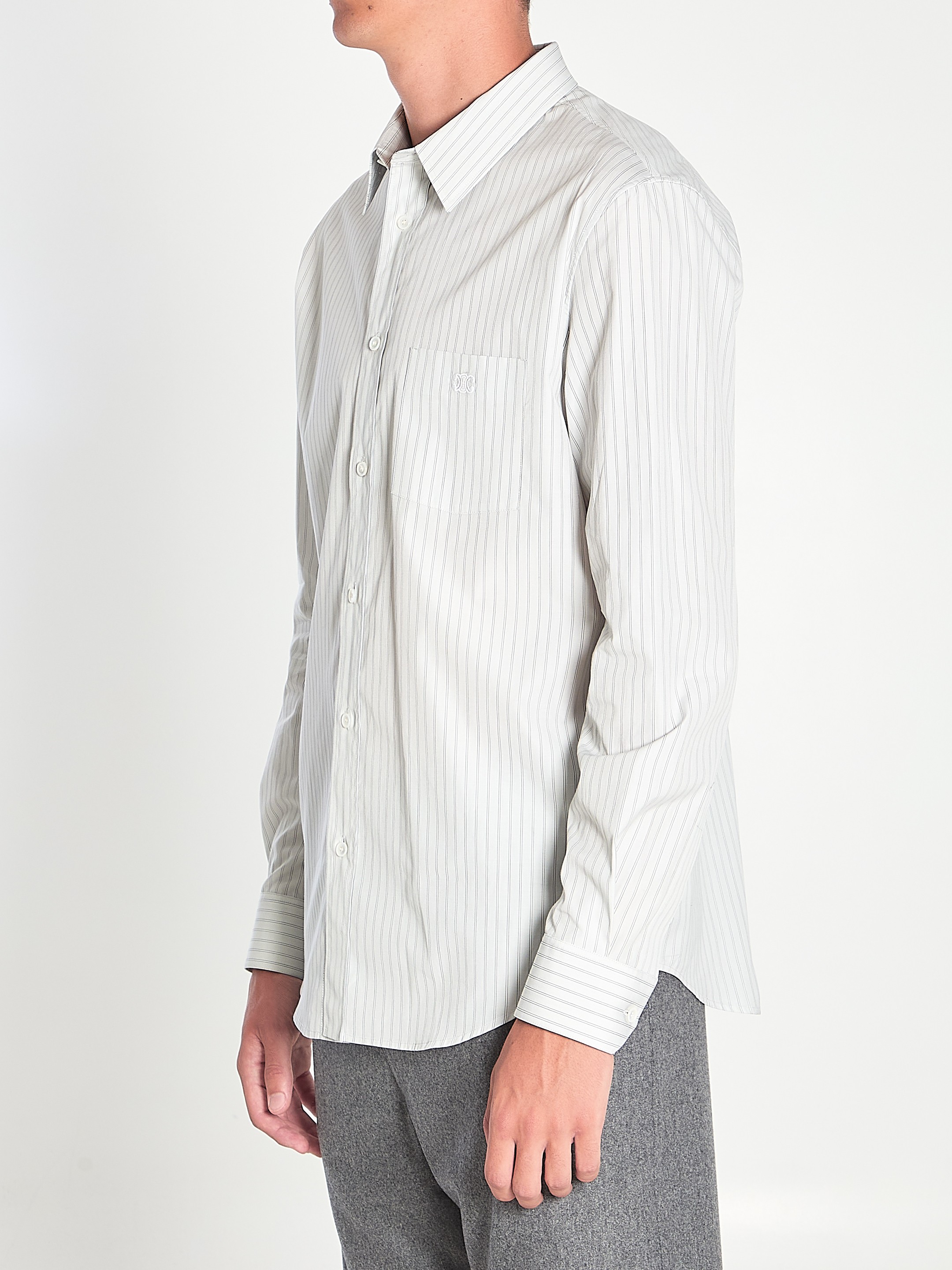 [Celine] Shirts Long Sleeve FW25 2C982841W__98CZ